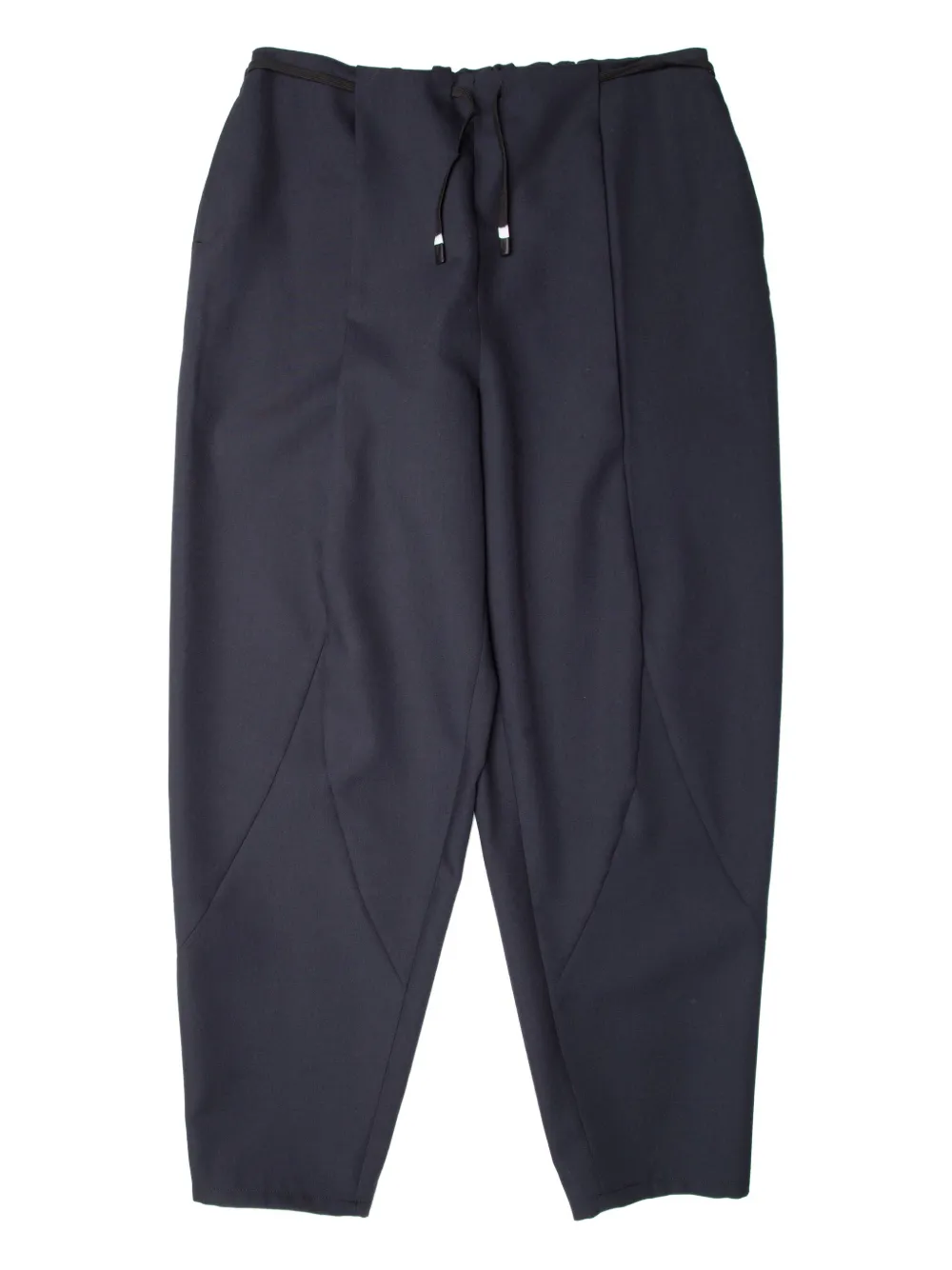 Yoshiokubo drawstring tapered trousers | Black | Image 1