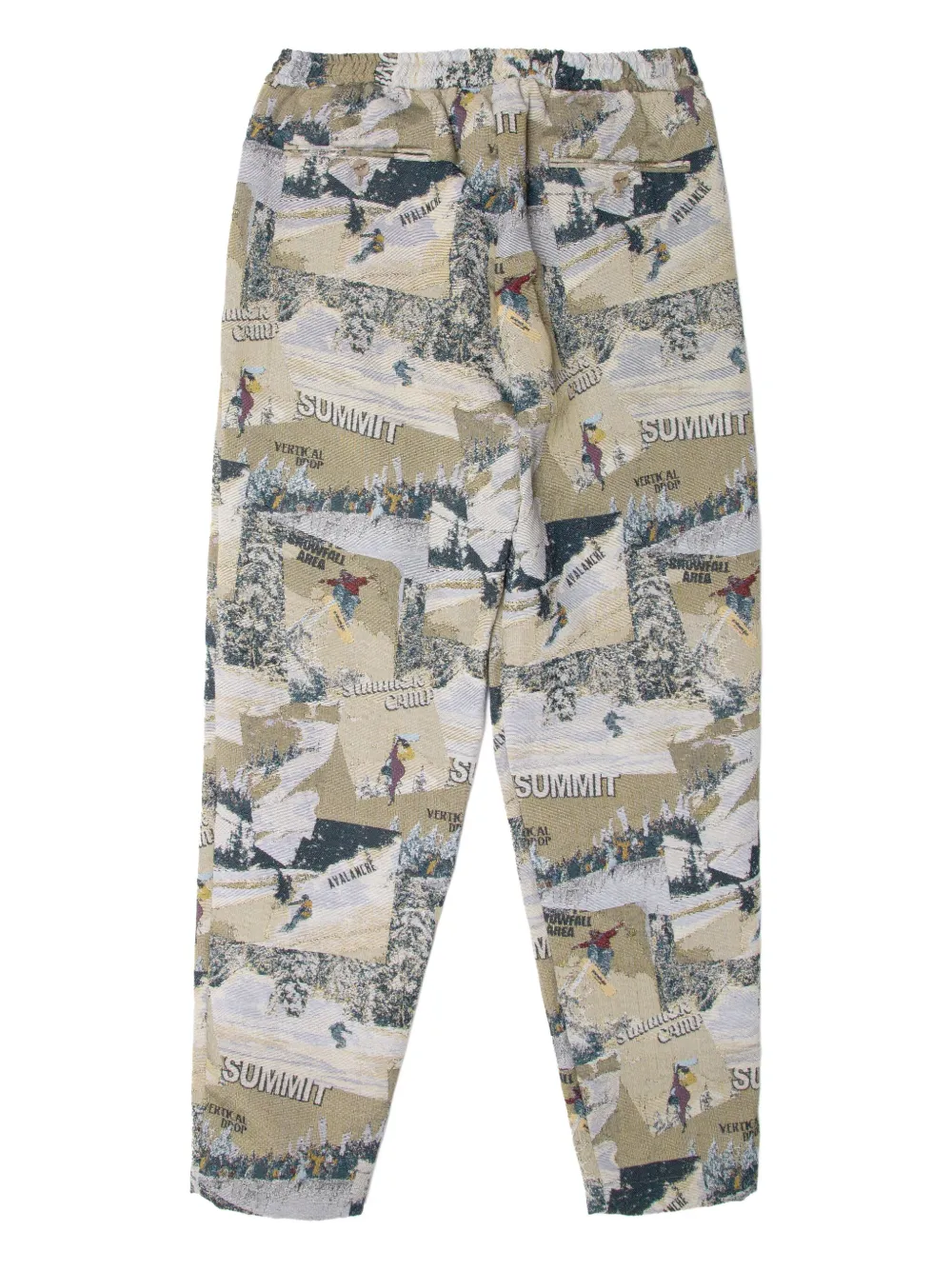 Yoshiokubo Broek met print Groen
