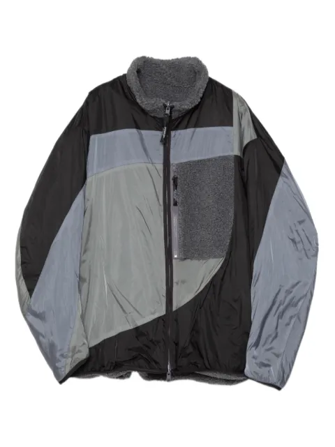 Yoshiokubo panelled fleece jacket
