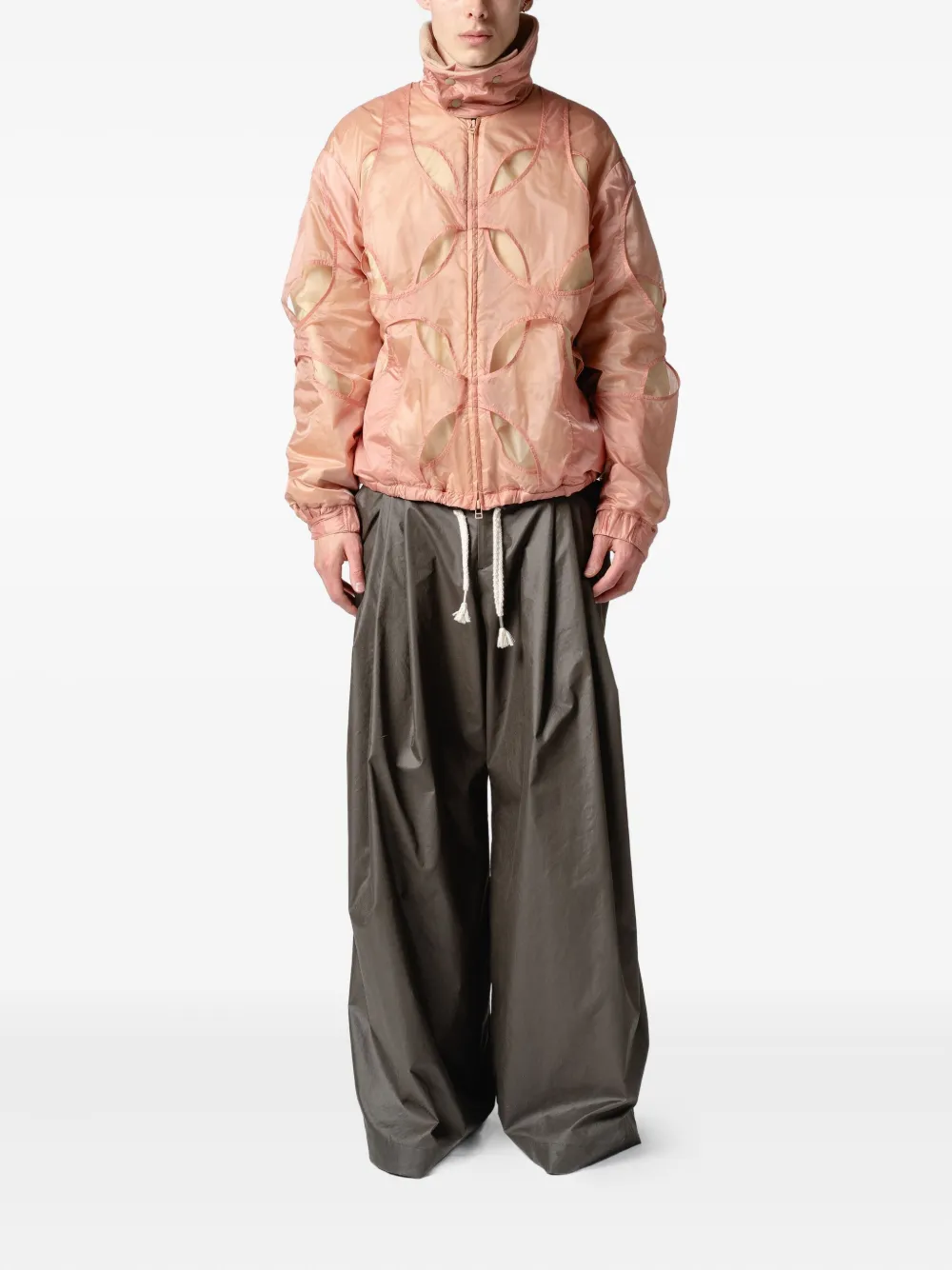 Yoshiokubo cut-out high-neck jacket | Sport Jackets & Windbreakers | Image 2