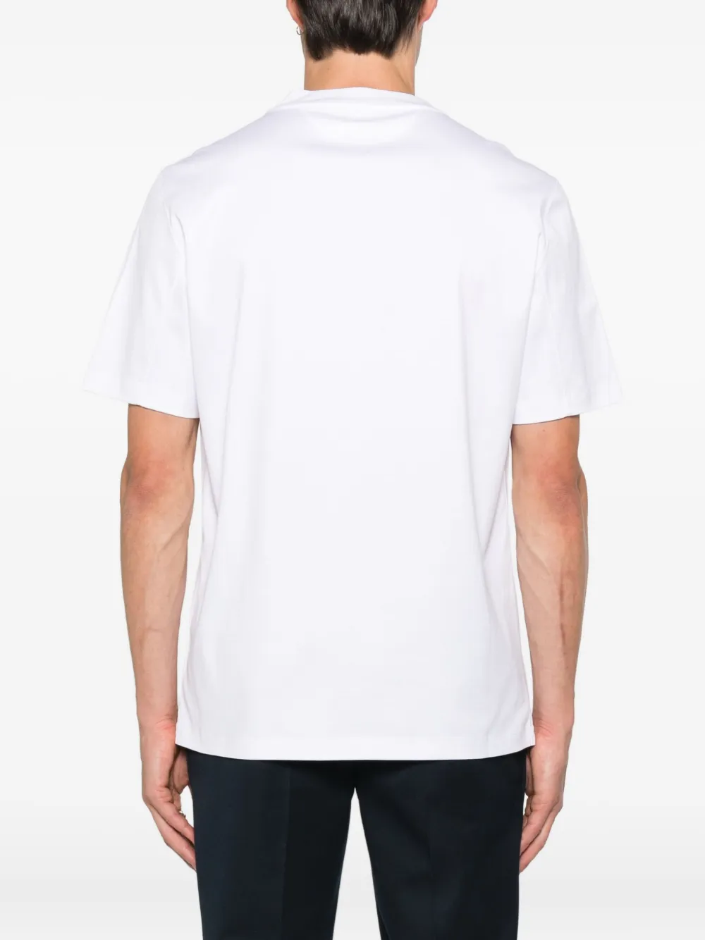 Brunello Cucinelli T-shirt met logoprint Wit
