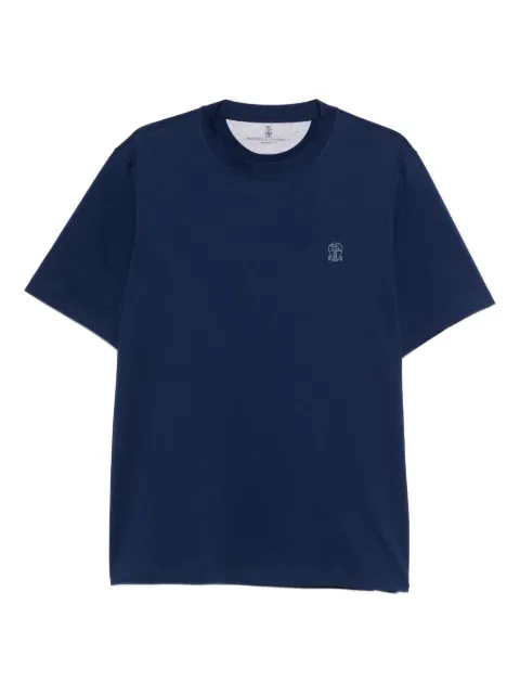 Brunello Cucinelli T-shirt in cotone con logo