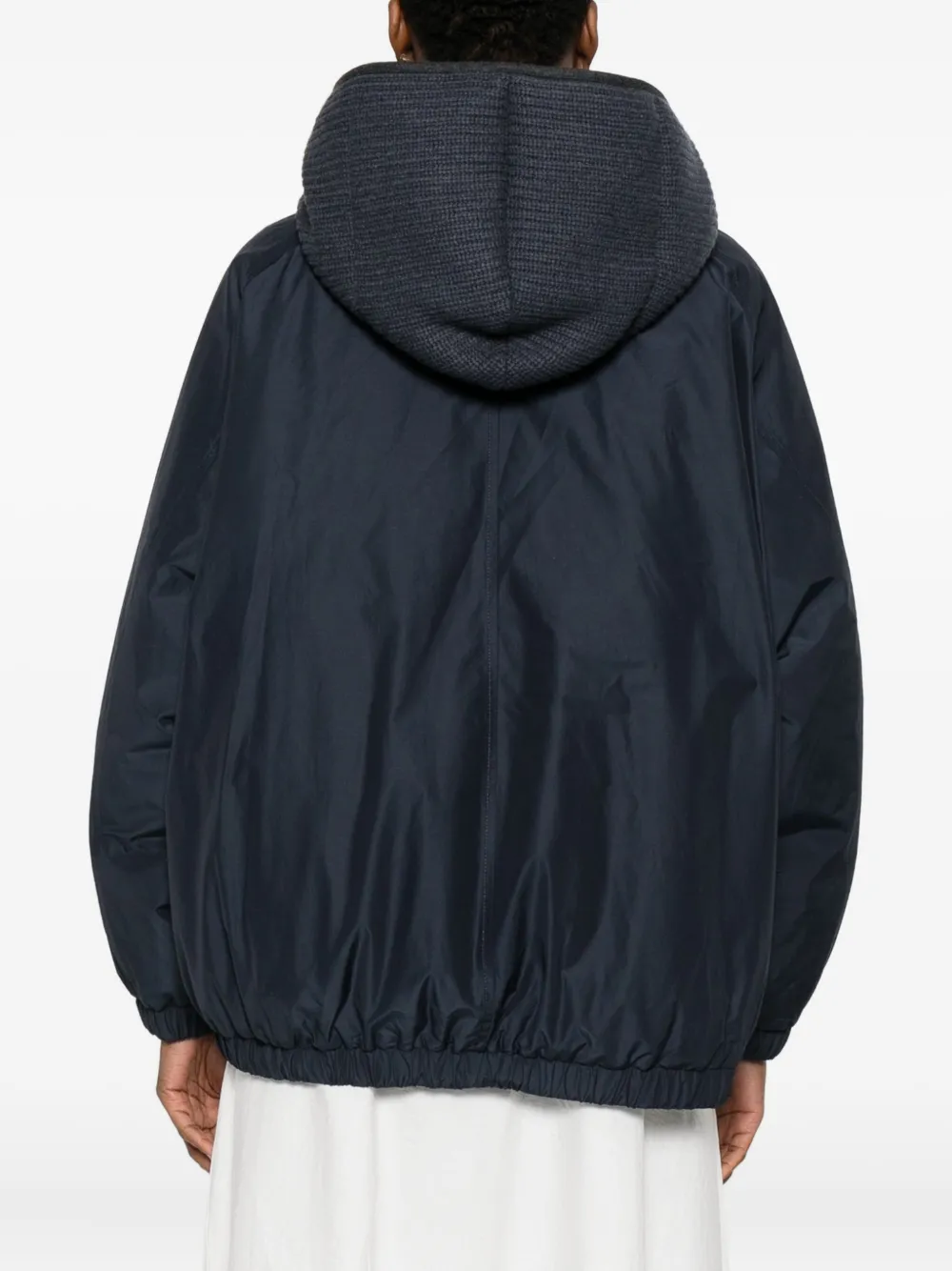 Brunello Cucinelli Jack met capuchon Blauw