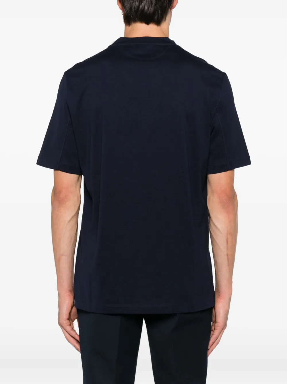 Brunello Cucinelli T-shirt met grafische print Blauw