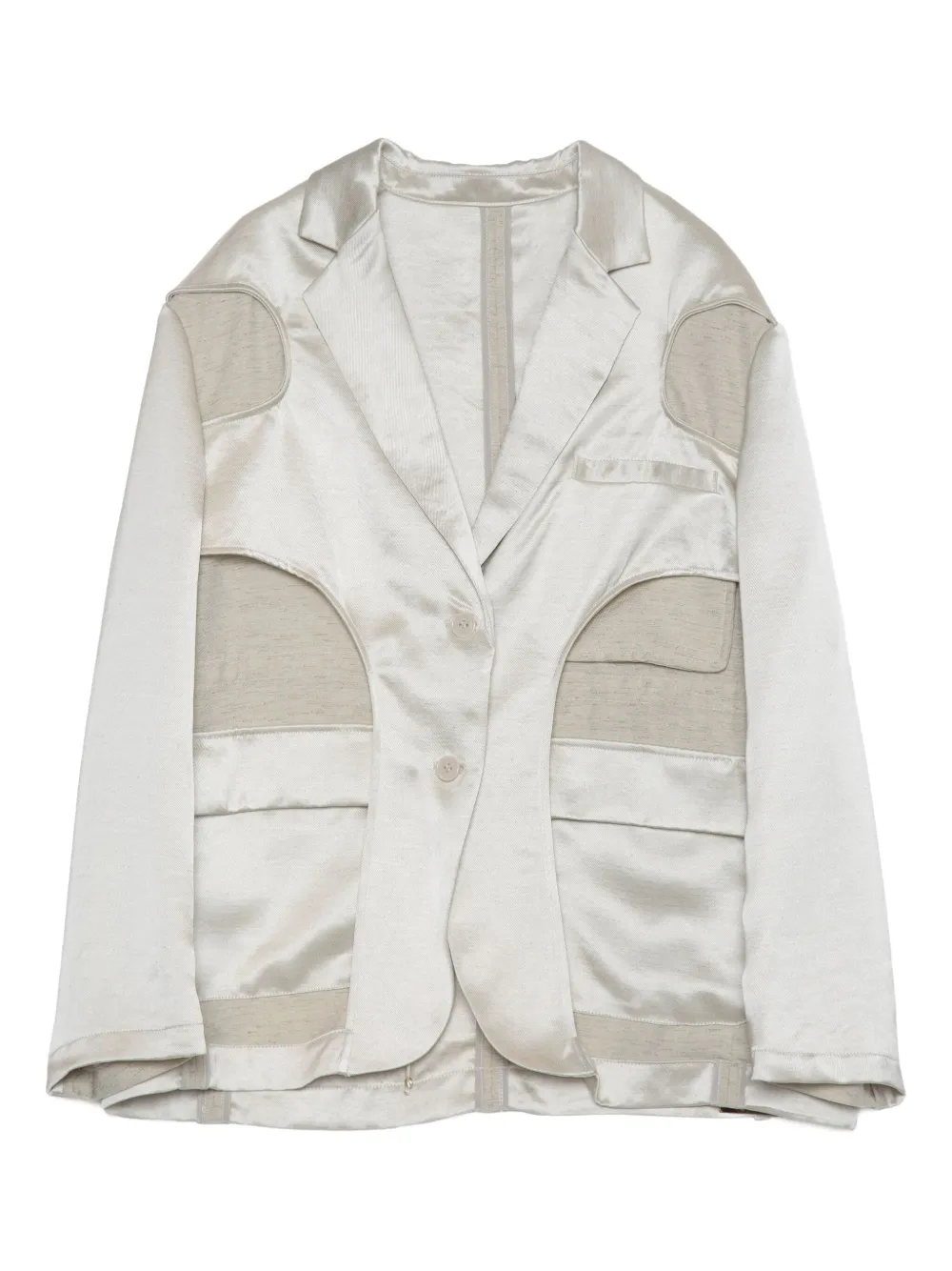 Muller Of Yoshiokubo panelled-design jacket | tons neutres | Image 1