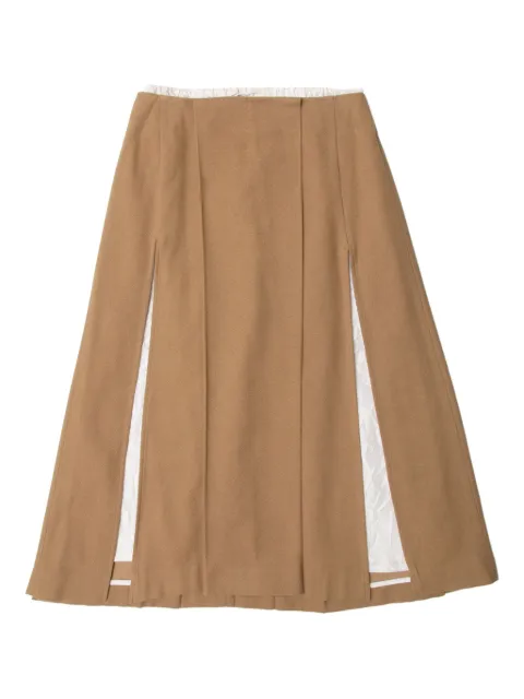Muller Of Yoshiokubo pleated midi skirt 