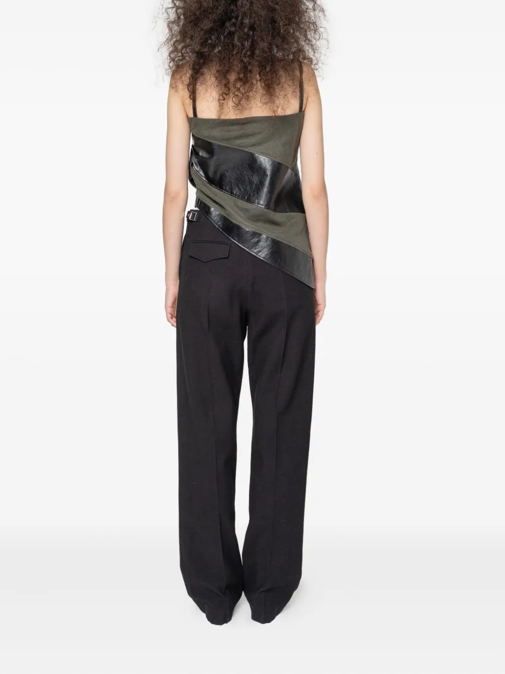 Muller Of Yoshiokubo Bumpy Trousers In Black