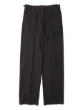 Muller Of Yoshiokubo Bumpy trousers - Black