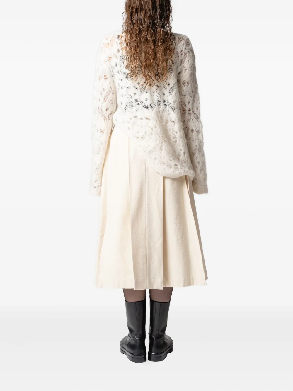 Muller Of Yoshiokubo Opengebreide top Wit