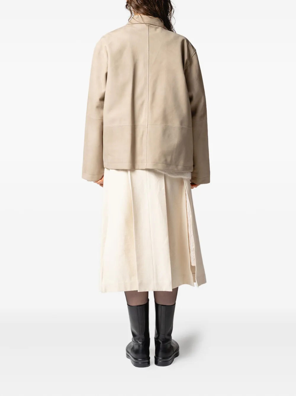 Muller Of Yoshiokubo Sequin-embellished Coat In Neutral