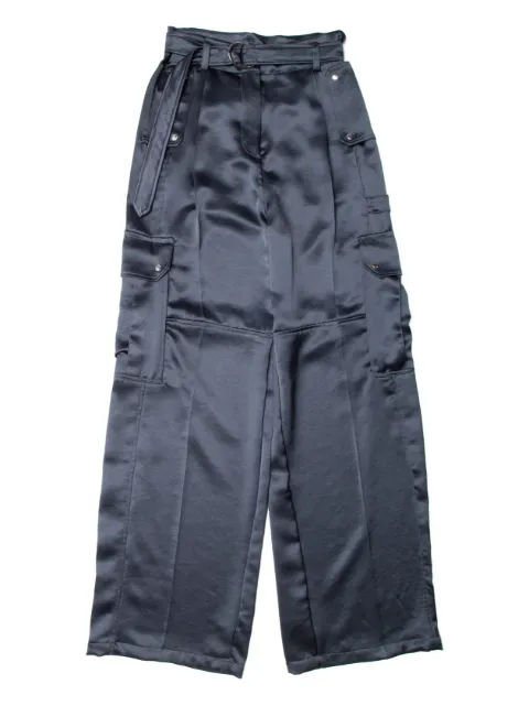 Muller Of Yoshiokubo Glitter belted cargo trousers
