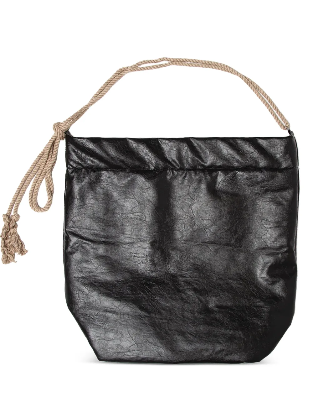 Muller Of Yoshiokubo Rope-handle Shoulder Bag In Black