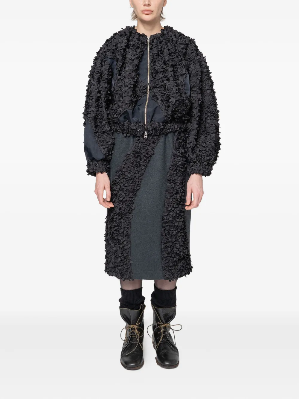Muller Of Yoshiokubo Flowy zip-front jacket | Varsity Jackets | Image 2