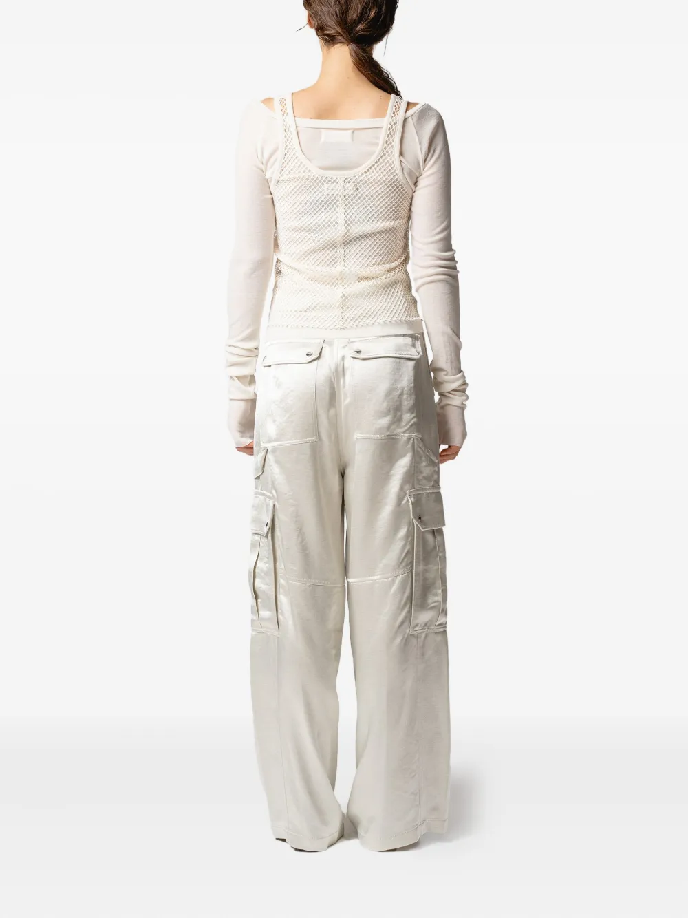 Muller Of Yoshiokubo Gelaagde top Beige