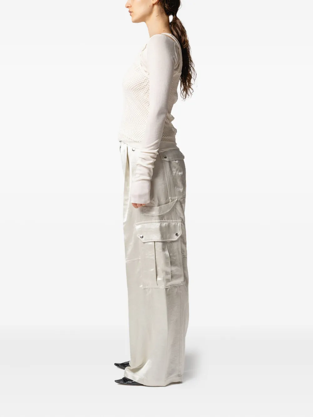 Muller Of Yoshiokubo Gelaagde top Beige