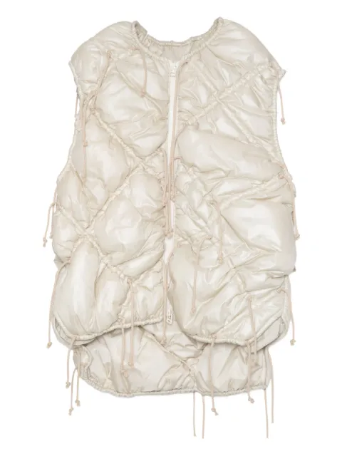 Muller Of Yoshiokubo quilted drawstring vest