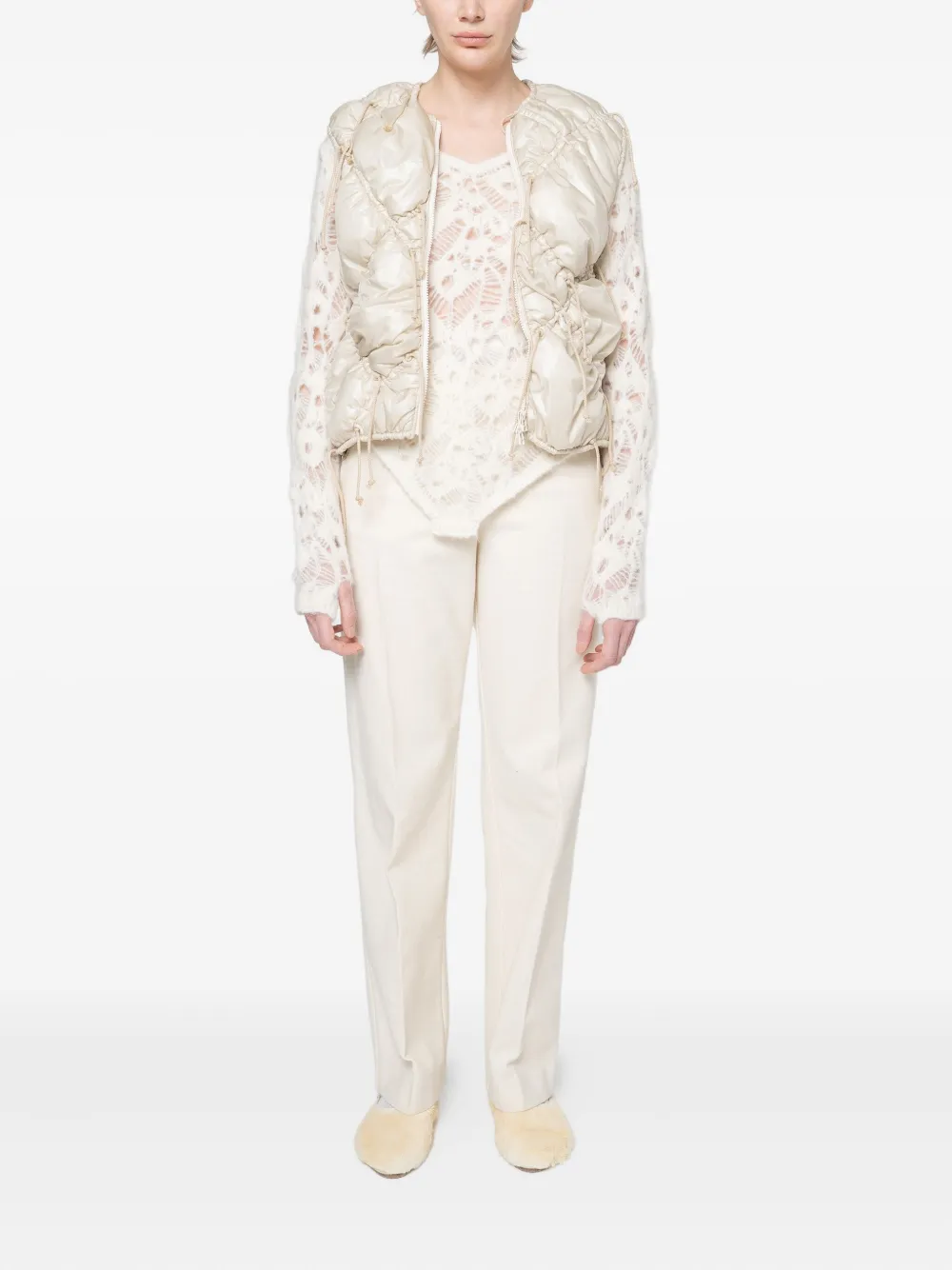 Muller Of Yoshiokubo quilted drawstring vest | Waistcoats & Gilets | Image 2