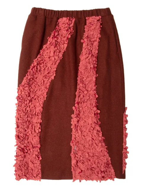 Muller Of Yoshiokubo panelled-design midi skirt 