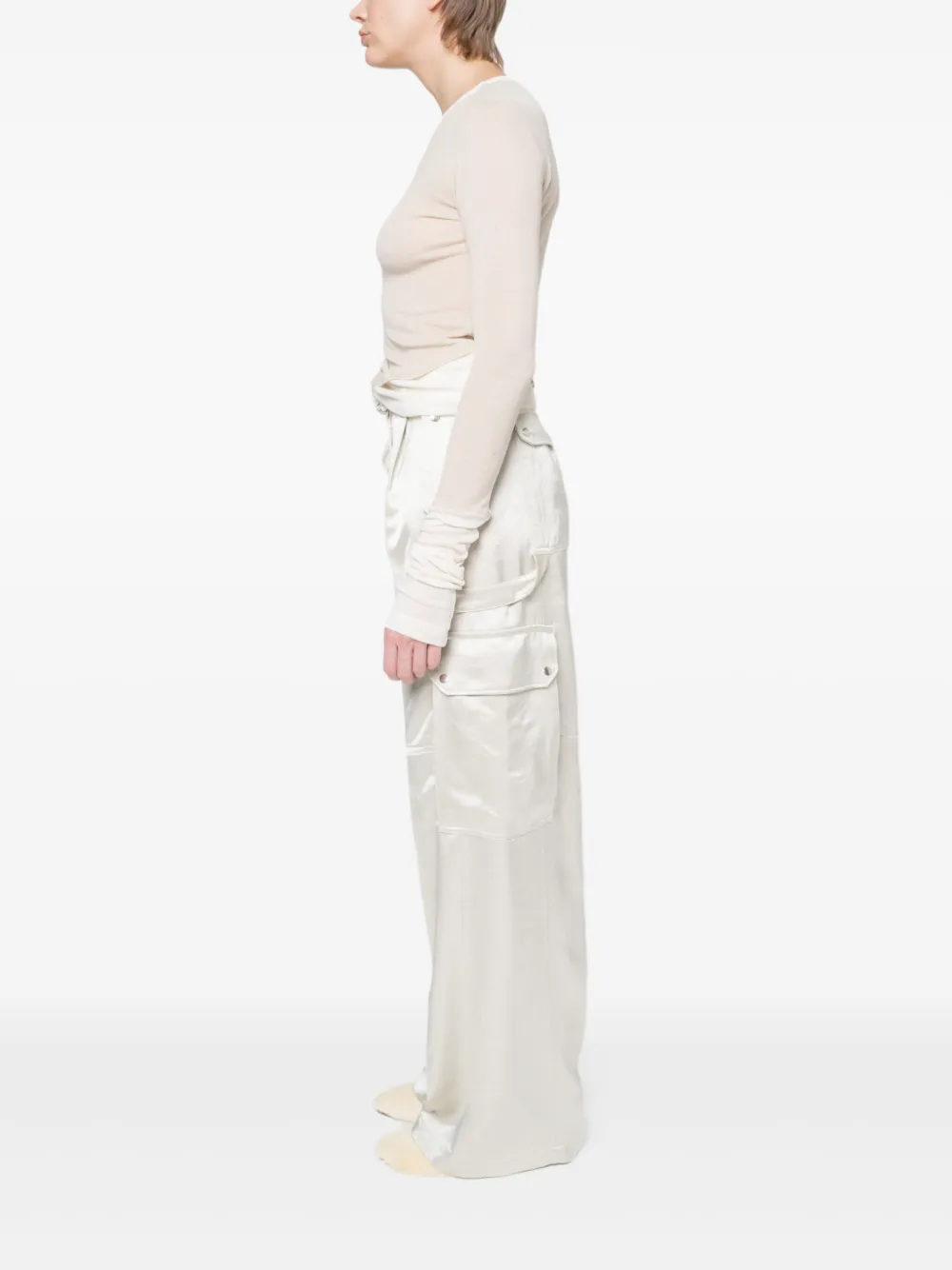 Muller Of Yoshiokubo Cargo broek met glitter Wit