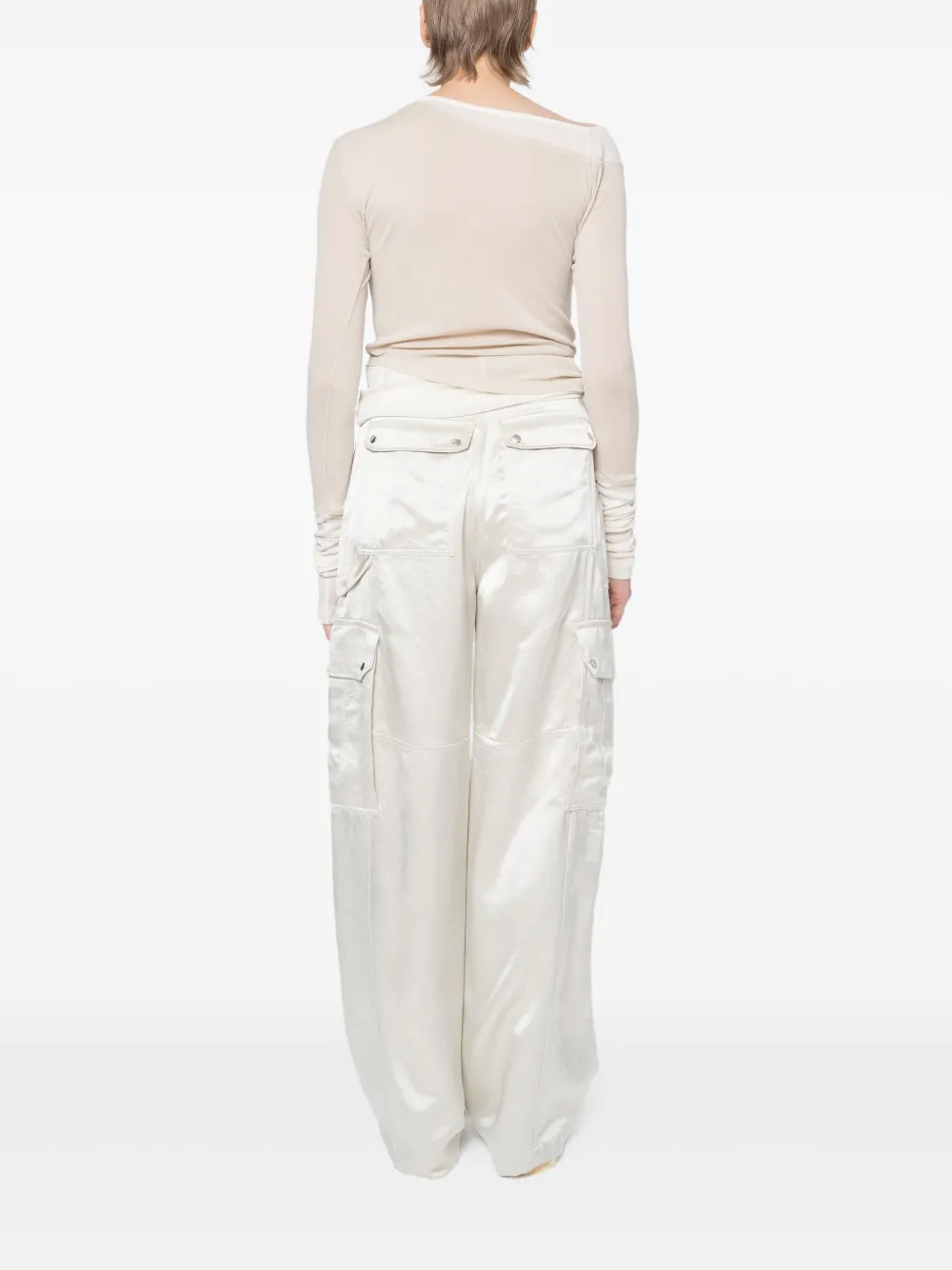 Muller Of Yoshiokubo Cargo broek met glitter Wit