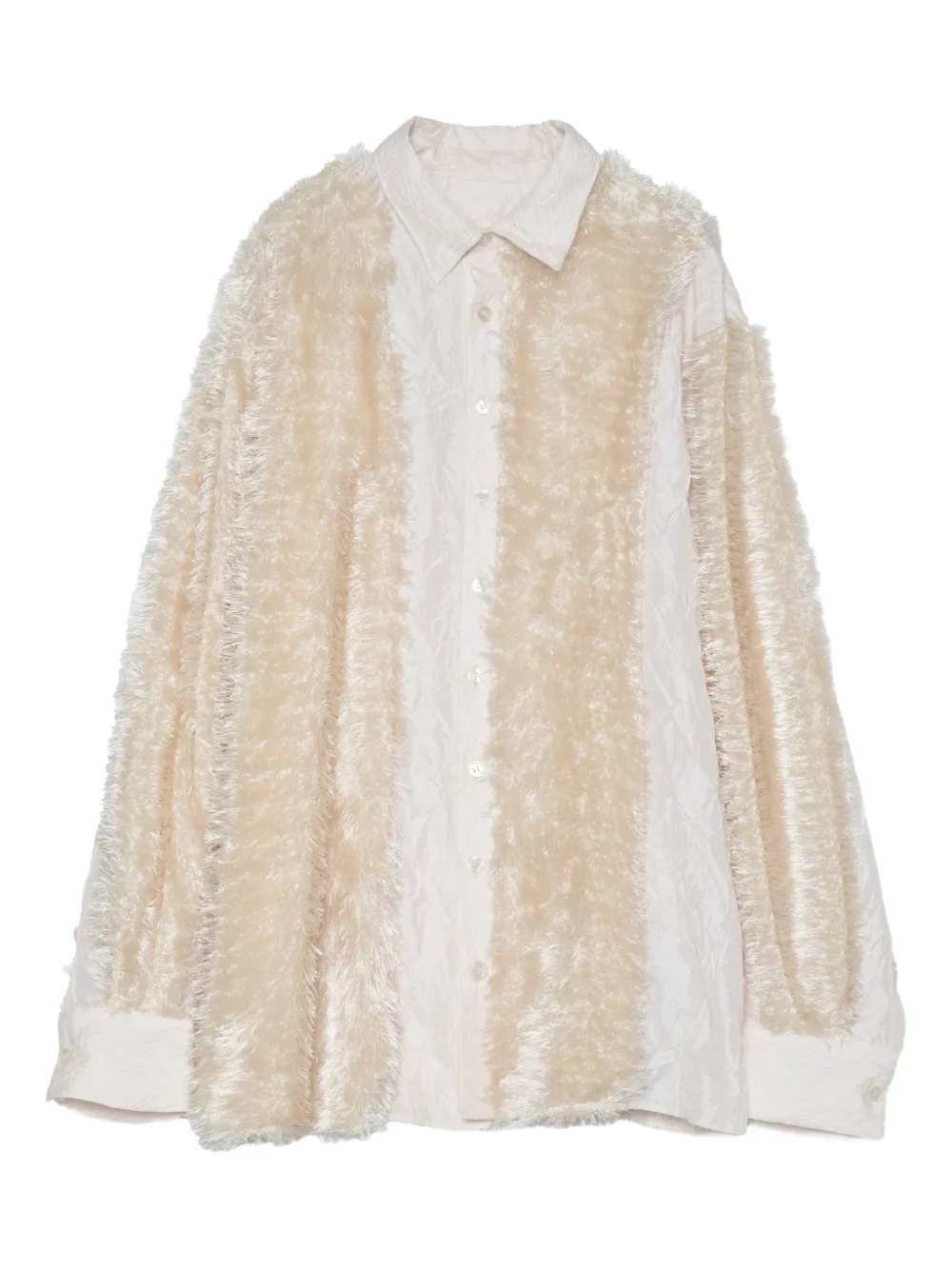 Muller Of Yoshiokubo Grass Line Shirt In Neutral