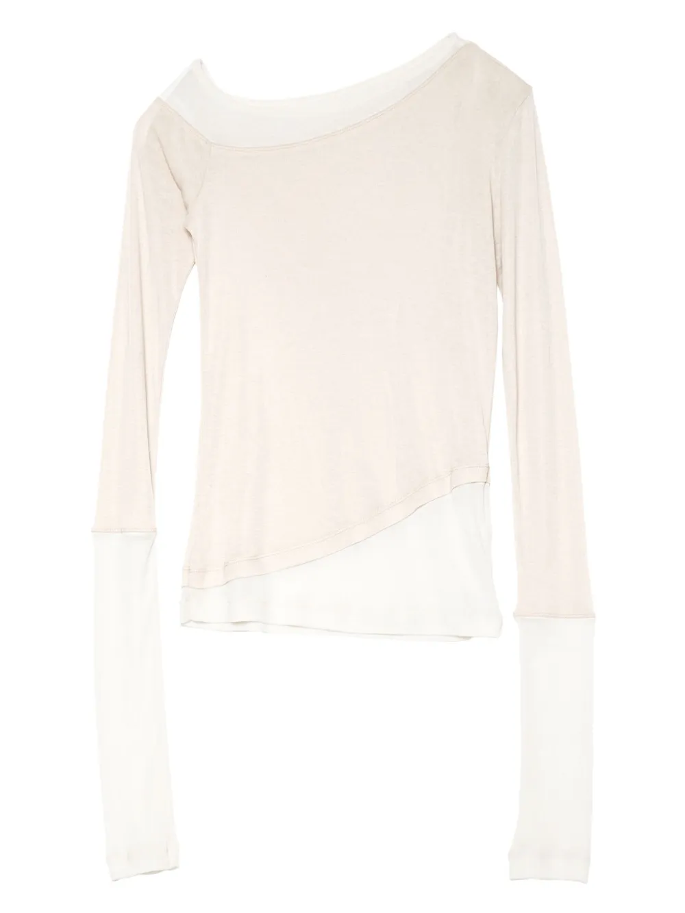 Muller Of Yoshiokubo off-shoulder long-sleeve top | Neutrals | Image 1