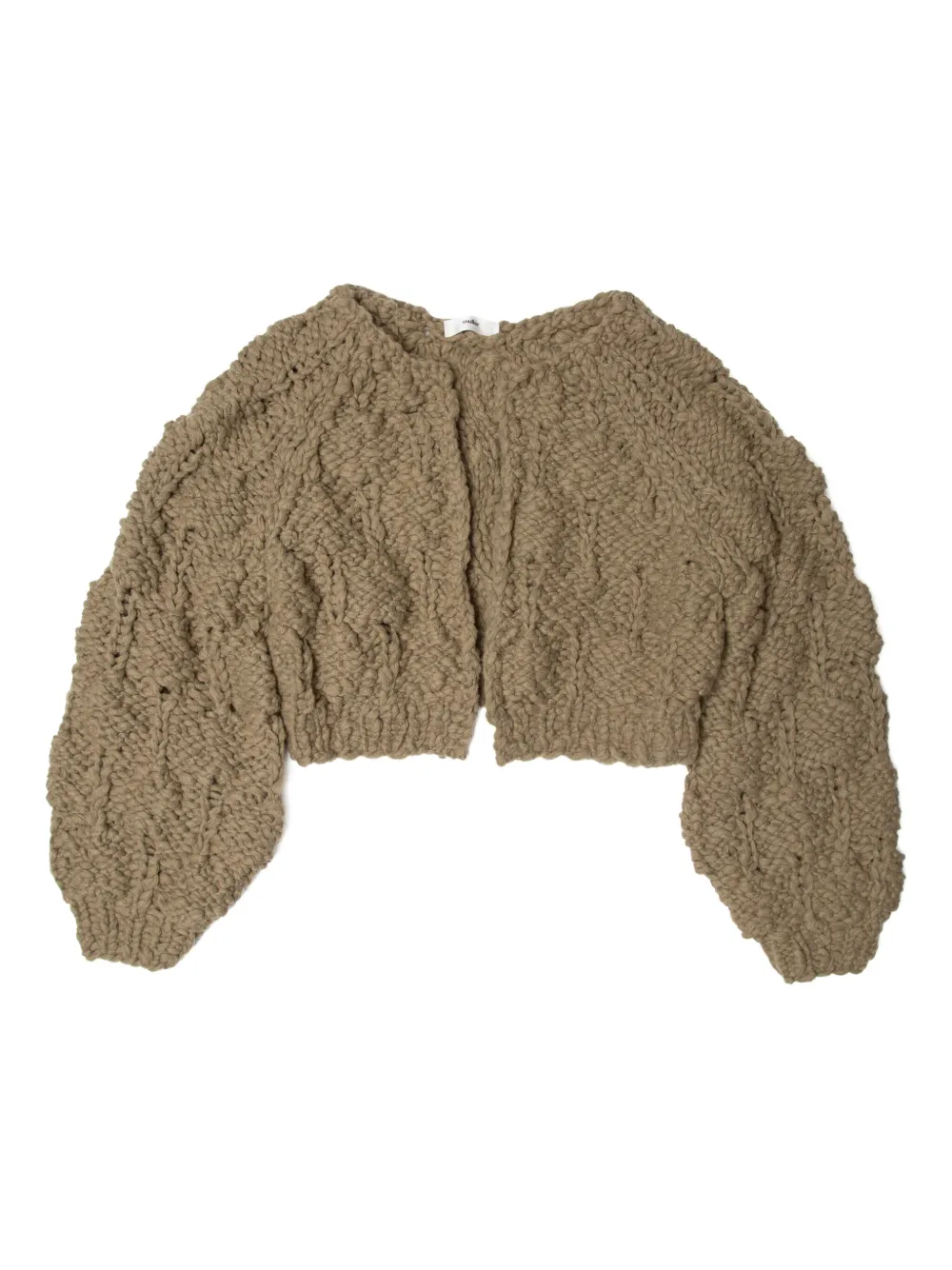 Muller Of Yoshiokubo Chunky-knit Cardigan In Brown