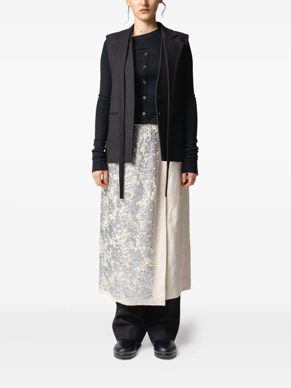 Muller Of Yoshiokubo Weste mit Schnürung | Westen & Gilets | Image 2