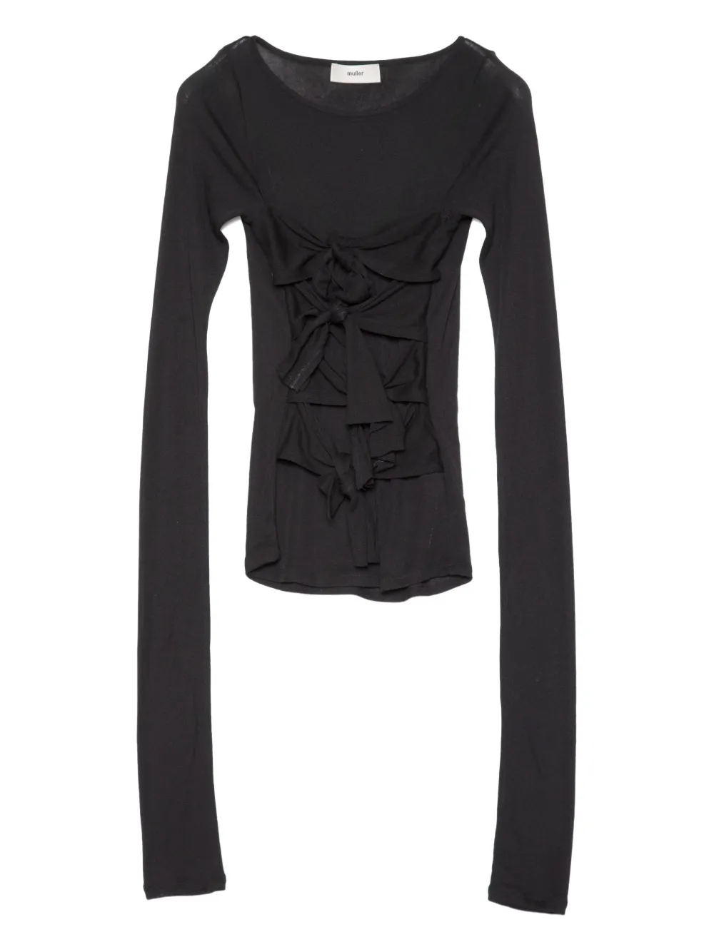 Muller Of Yoshiokubo knot-detailing top | noir | Image 1