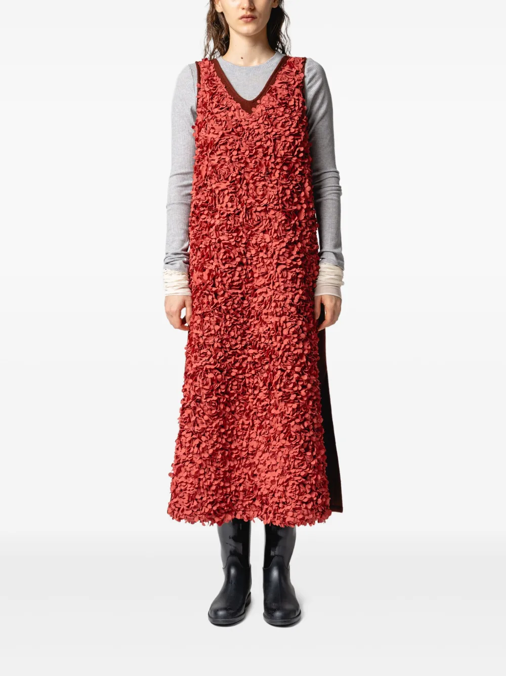 Muller Of Yoshiokubo V-neck textured dress | Day Dresses | Image 2