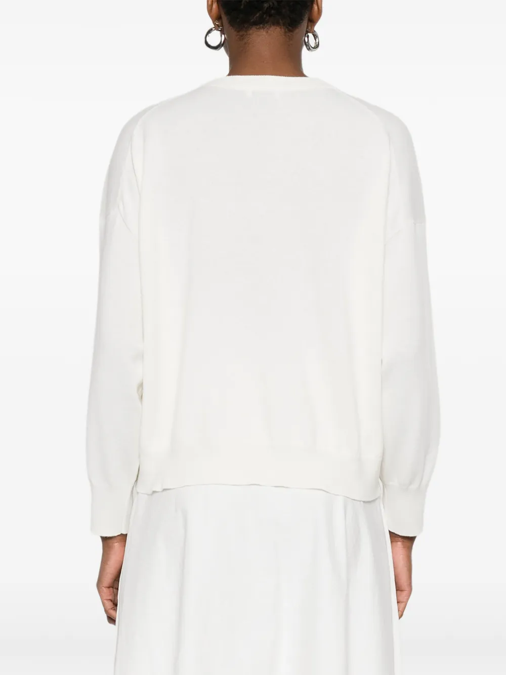 Brunello Cucinelli T-shirt verfraaid met pailletten Beige
