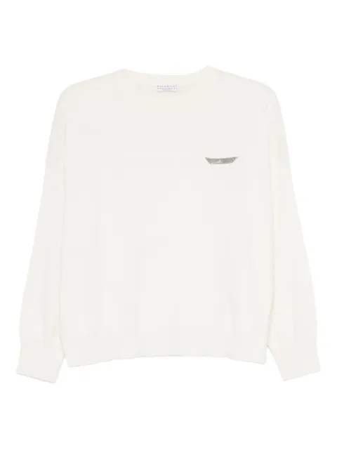 Brunello Cucinelli embellished crew-neck T-shirt