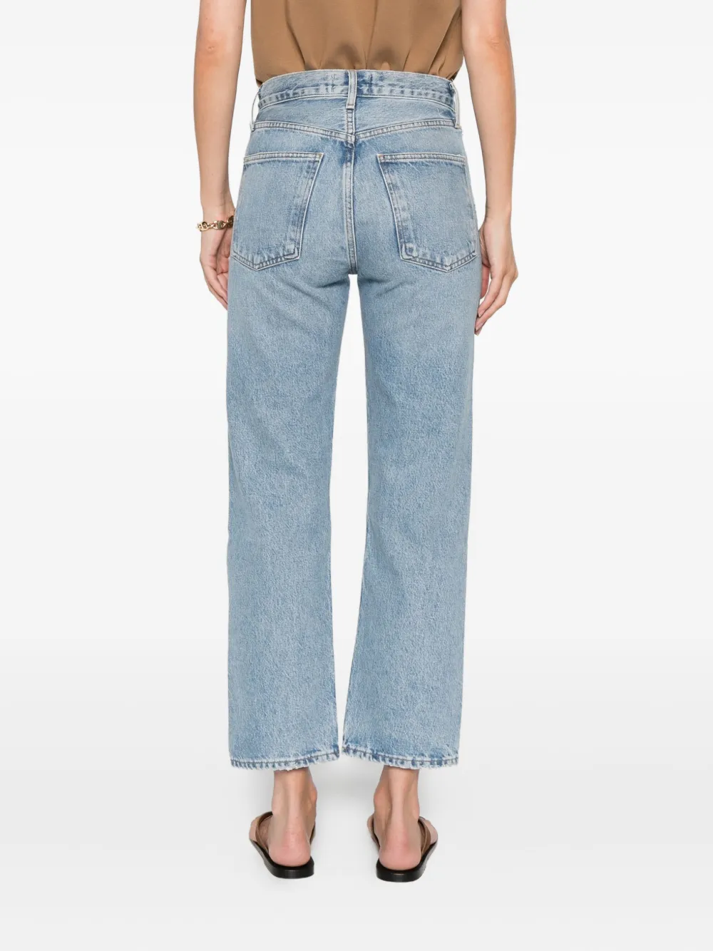 AGOLDE cotton jeans Blauw