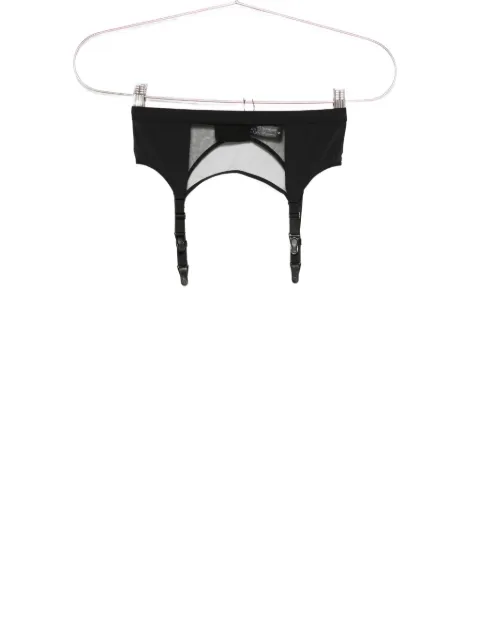 Maison Close Pure Tentation mesh-panel garter belt