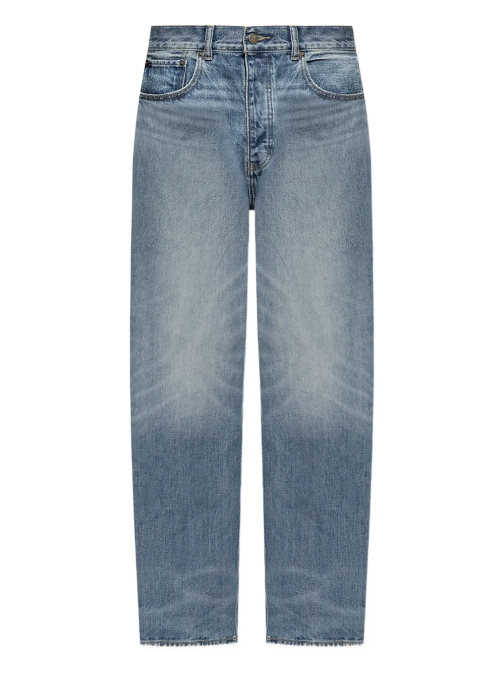 FEAR OF GOD ESSENTIALS logo-patch jeans - Blu