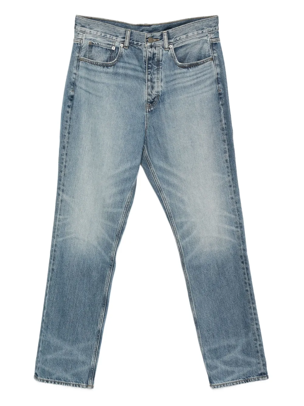 FEAR OF GOD ESSENTIALS Jeans met logopatch Blauw