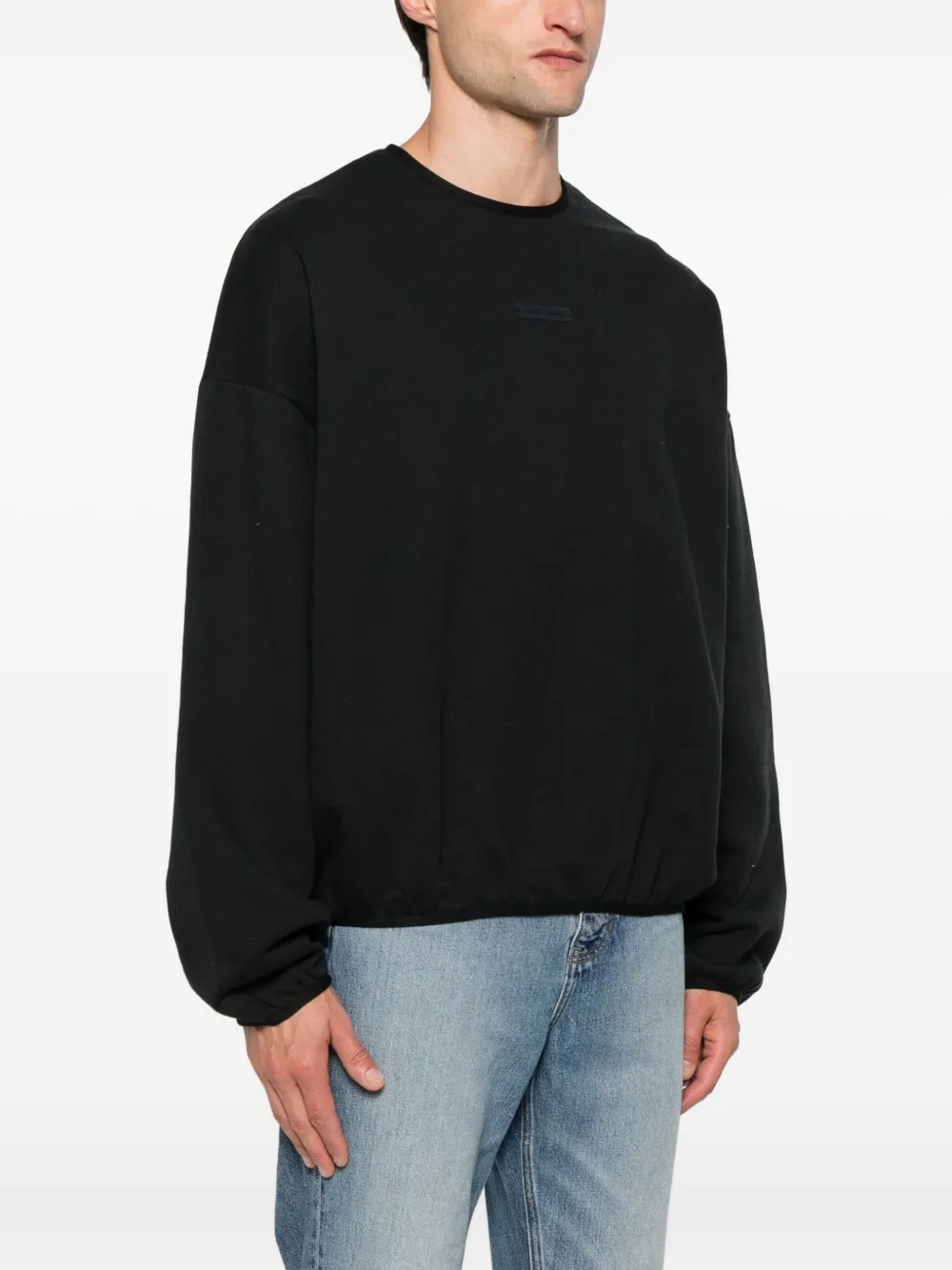 FEAR OF GOD ESSENTIALS Sweater met logoprint Zwart