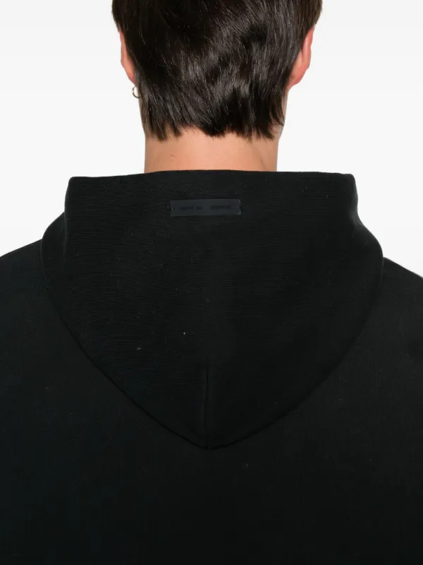 FEAR OF GOD ESSENTIALS ロゴプレート パーカー | ブラック