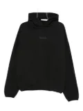 FEAR OF GOD ESSENTIALS logo-plaque hoodie - Black