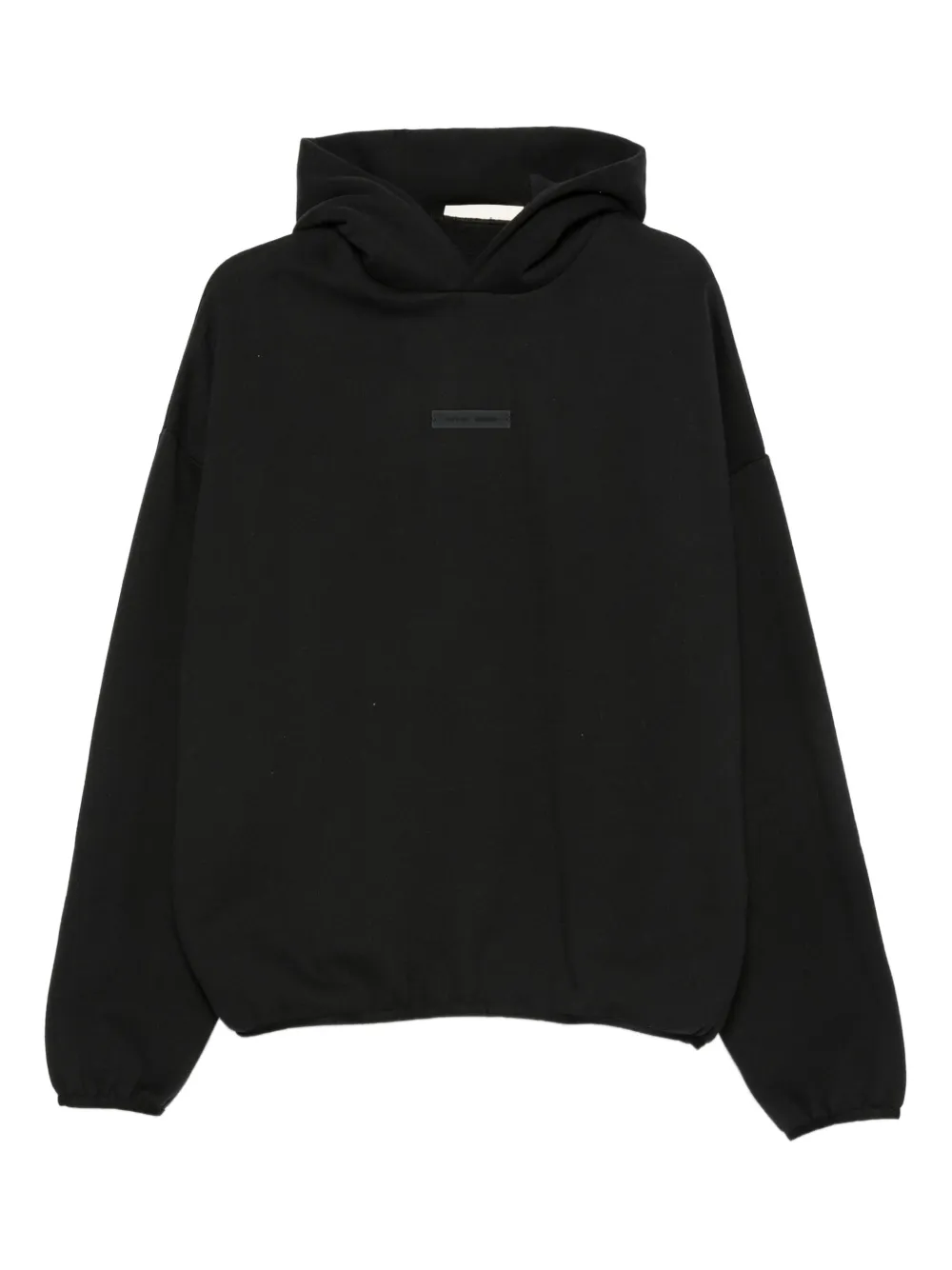 FEAR OF GOD ESSENTIALS Hoodie met logoplakkaat Zwart