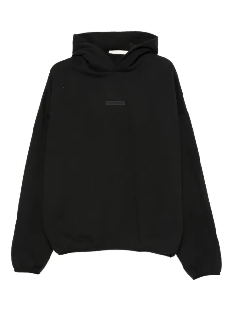 FEAR OF GOD ESSENTIALS logo-plaque hoodie
