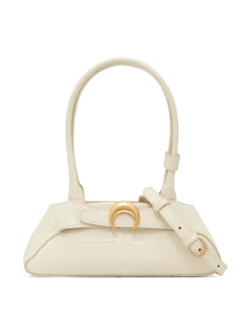 Marine Serre mini Aurora crocodile-embossed tote bag