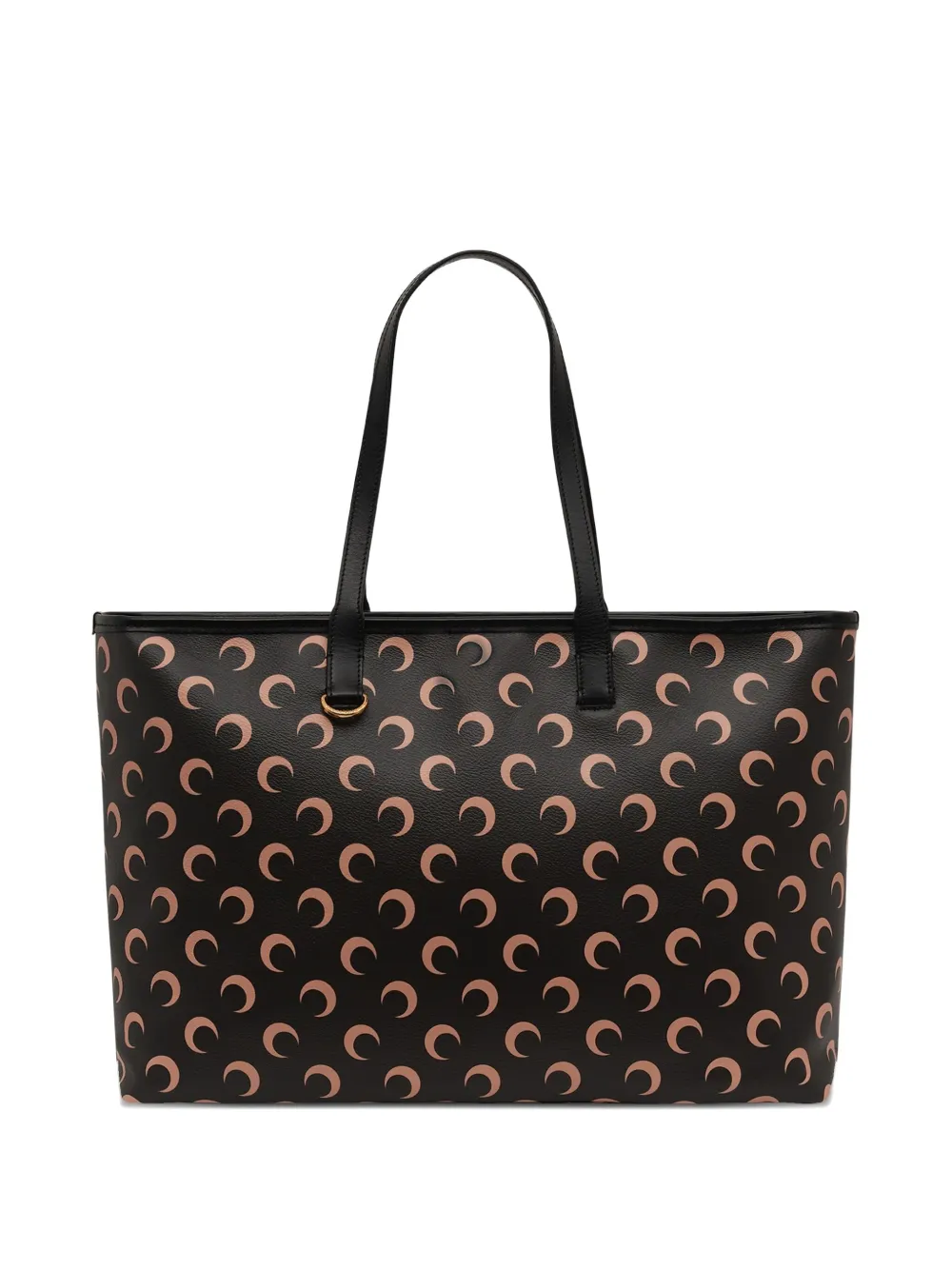 Marine Serre Moon canvas tote bag - Nero