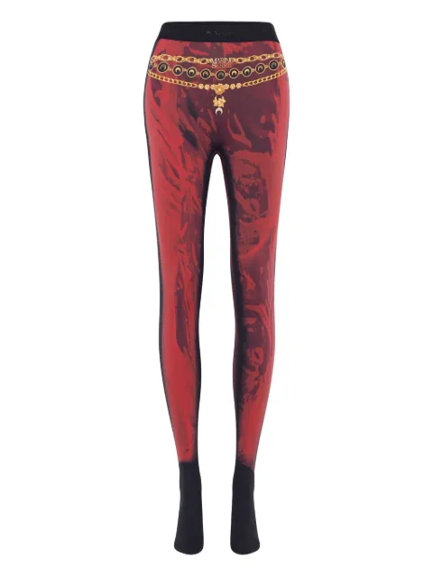 Marine Serre printed jersey leggings