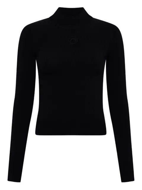 Marine Serre  high-neck top