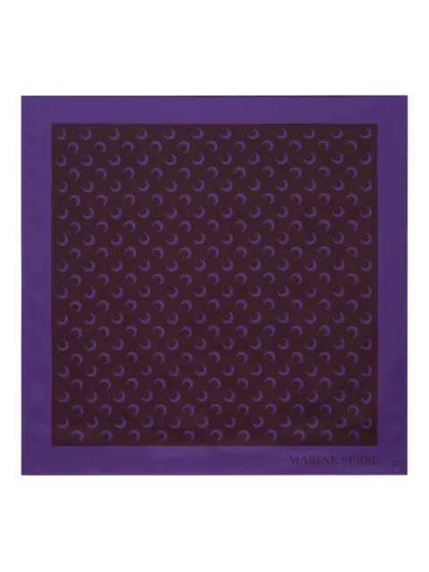 Marine Serre moon-print silk scarf