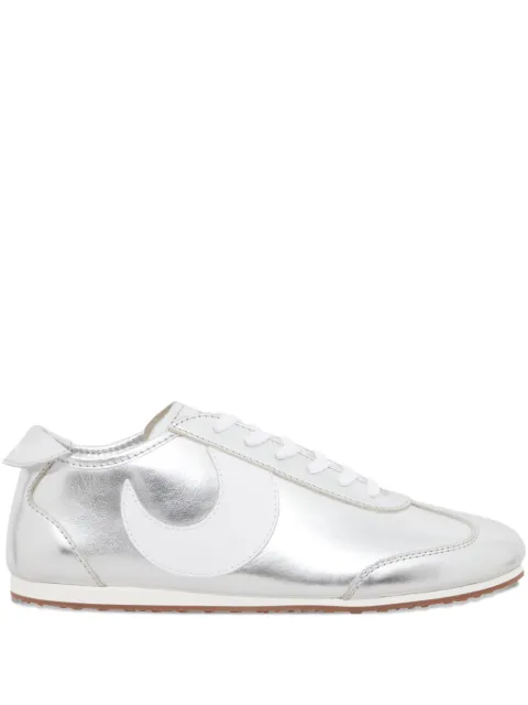 Marine Serre Ms Astra metallic-effect leather sneakers