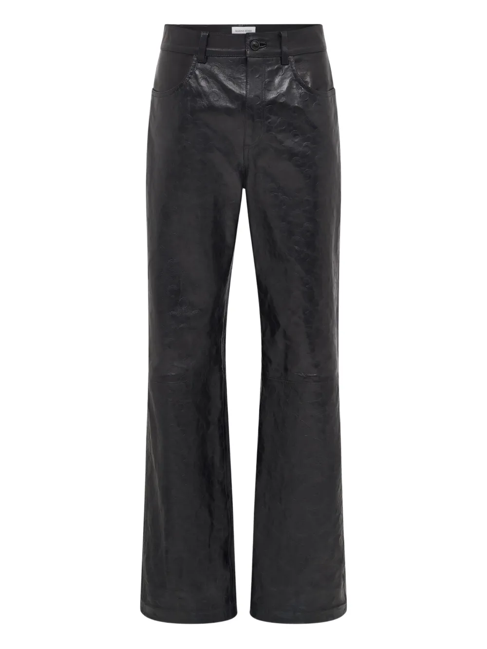 Marine Serre pantalones Glossy Moon | negro | Image 1