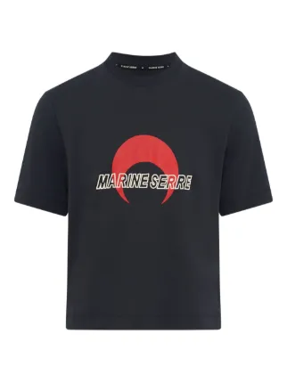 MARINE SERRE 黒 Tシャツ 半袖 34418715_65528990_600.jpg