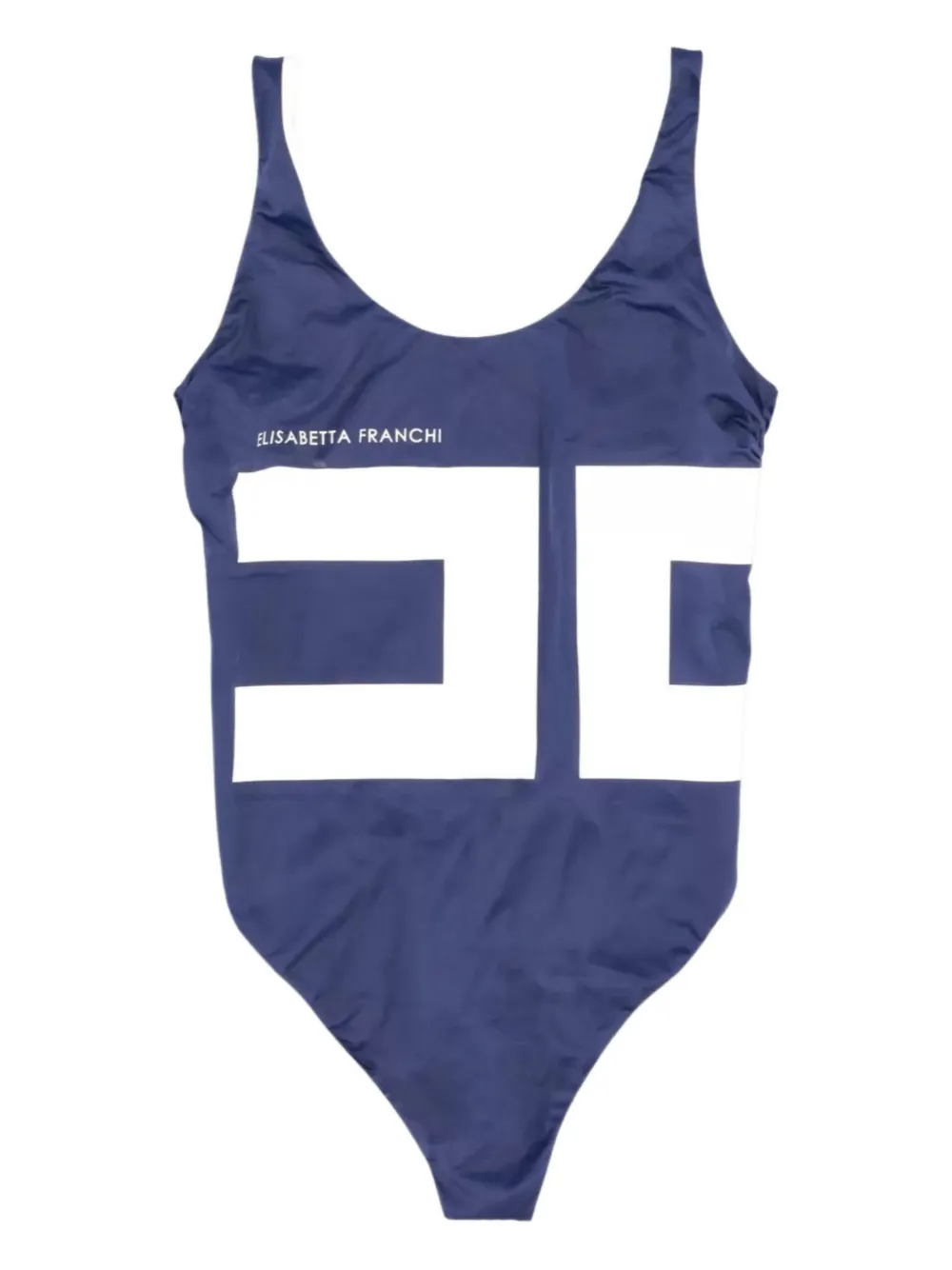 Elisabetta Franchi logo-print swimsuit | Blue | Image 1